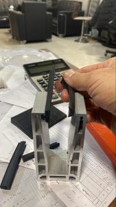 هندریل آلومینیومی با پوشش پودری